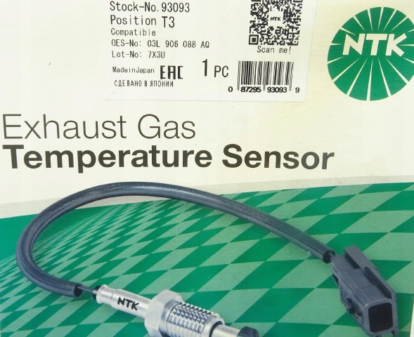 NTK 93093 Exhaust gas temperature sensor ngk 93093 vw109j-cwe