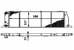Hella PRO/8MK 376 714-571 HEL Cooler vw a80 1,6-2,0 78-98 -ac hella + collision assistant #34