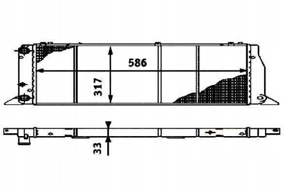 Hella PRO/8MK 376 714-571 HEL Cooler vw a80 1,6-2,0 78-98 -ac hella + collision assistant #34