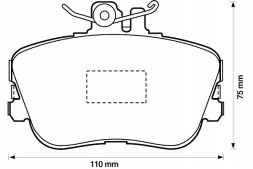 Jurid Jurid brake pads p db c-class 93- + driver assistant #28