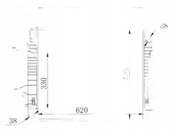 NRF 550019 Water cooler 550019 nrf