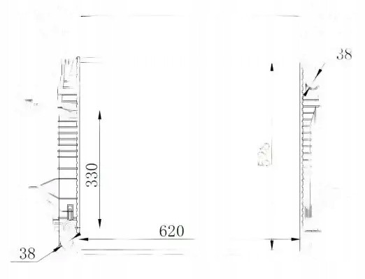 NRF 550019 Water cooler 550019 nrf