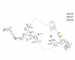 Auto-Tip 2114660781 Mercedes-benz power steering cable s211 e270cdi, 2114660781mercedes-benz w21