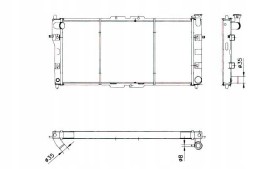 NRF PRO/52020 NRF Cooler mazda 626 1,8 2,0 nrf + assistant collision #34