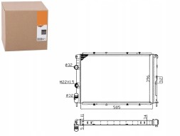 NRF NRF509503A(iMOTO) Radiator renault megane i 95- nrf + driver's essential #37