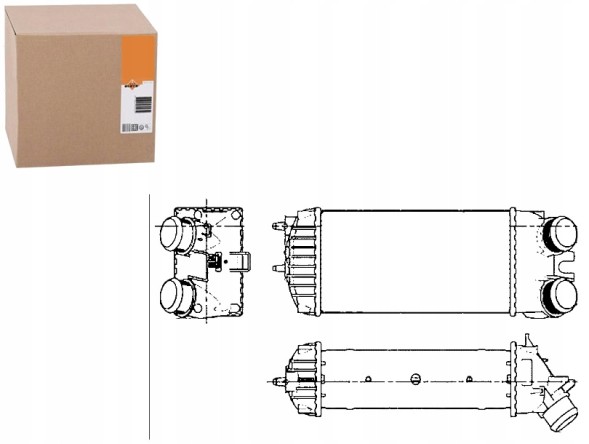 NRF  Intercooler citroen, peugeot berlingo, partner, xs + collision assistant #34