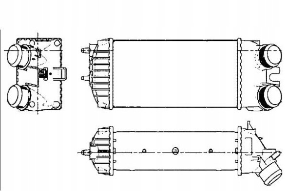 NRF  Intercooler citroen, peugeot berlingo, partner, xs + collision assistant #34