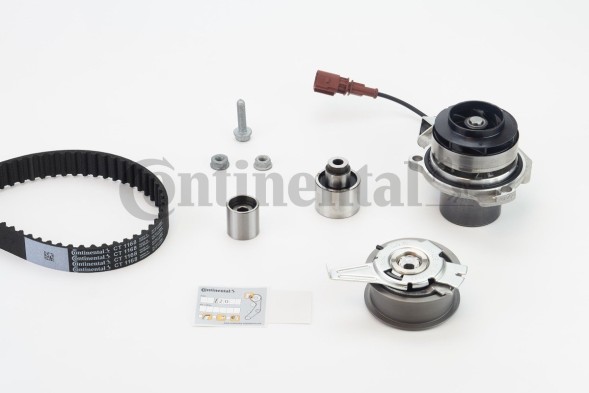 Continental CT1168WP5 Timing set (belt + roller + liquid pump) fits: audi a6 c8, sko
