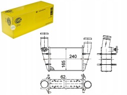 Hella 108780356 HEL Hel8ml 376 727-581 intercooler vw a4/passat 1,9tdi + driver assistant #33