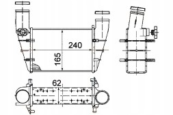 Hella 108780356 HEL Hel8ml 376 727-581 intercooler vw a4/passat 1,9tdi + driver assistant #33