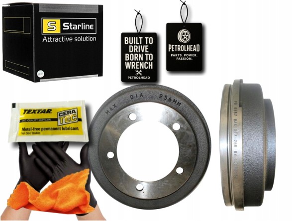 Starline  Brake drums 2pcs ford transit tourneo 292x96 st #petrolhead pro+ kit10