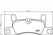 Textar 59564851 TEX Tex2472102 brake pads porsche rear cayenne 3,0-4,8 + driver assistant #33