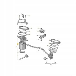 ECP MOBILITY 4F0919050A 4F0919050C 4F0919050J Fuel pump 4f0919050 audi a6 c6 2.0 2.7 3.0 tdi new warranty