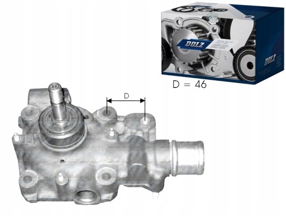 Dolz PRO/B120 DOL Water pump iveco renault dolz + collision assistant #34