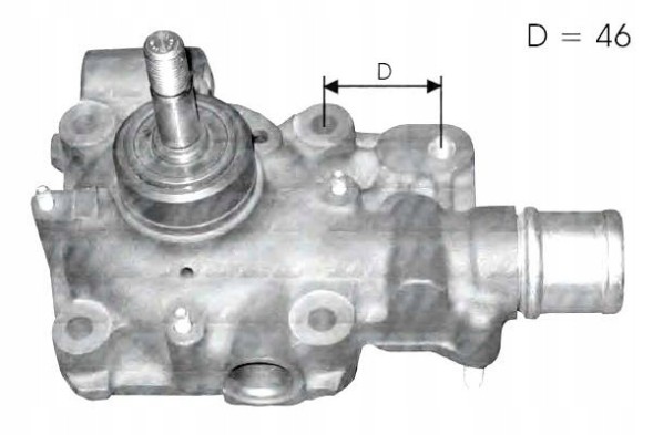 Dolz PRO/B120 DOL Water pump iveco renault dolz + collision assistant #34