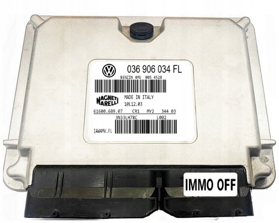 Magneti Marelli 036906034FL IAW4MV.FL Computer ecu vw 1.4 036906034fl iaw4mv.Fl immo off