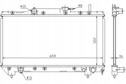 Nissens PRO/64838A NIS Engine cooler toyota carina e 1.6/1.8 04.92-09 + collision assistant #34