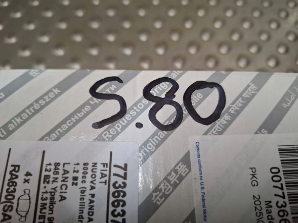 Fiat OE KLOCKI HAMULCOWE PRZÓD 77366378 FIAT PANDA 312 LANCIA YPSILON 11- Brake pads front 77366378 fiat panda 312 lancia ypsilon 11-