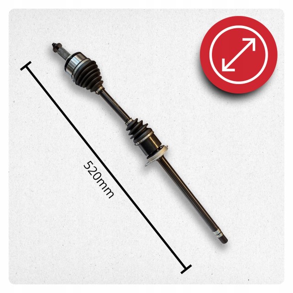 BRV  Drive shaft right volvo v90 ii (234) 2.0 d4 automatic new