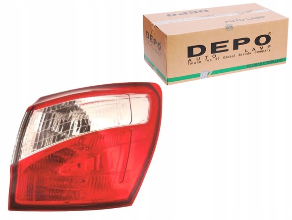 Depo  Rear lamp right nissan qashqai 2010-2013 led