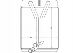 Nissens Heater (165x185x22) kia carens i carens ii 1. + Driver assistant #31