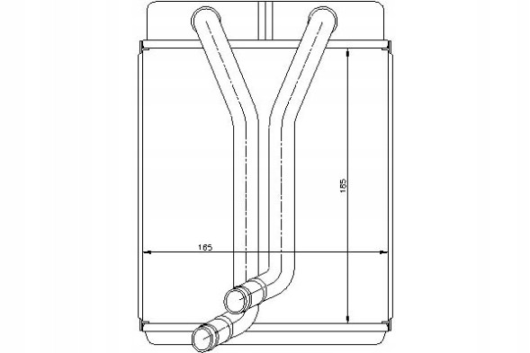 Nissens  Heater (165x185x22) kia carens i carens ii 1. + Driver assistant #31