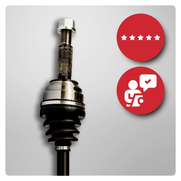 BRV B2057 Half axle left right front tesla model 3 (5yj3) ev awd new