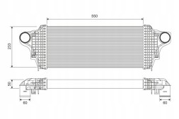 Valeo 818320 Intercooler mercedes gl class m class - valeo 818320