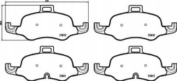 Brembo P 85 160X Brembo brake pads p85160