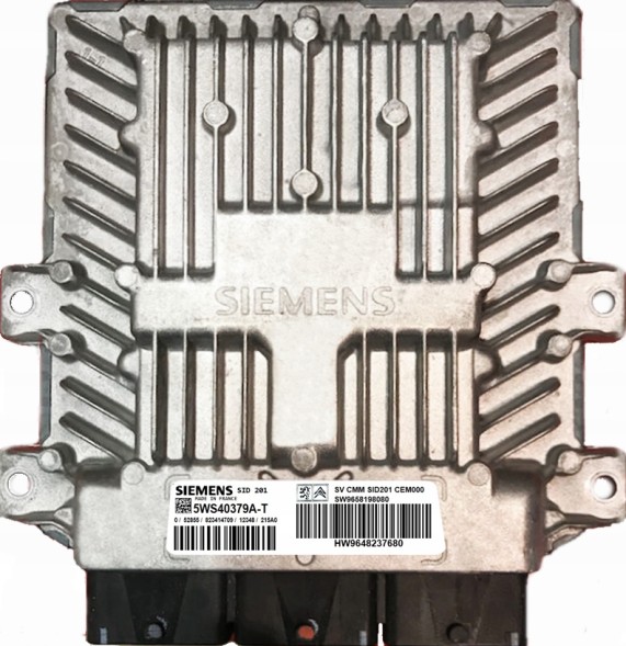 Siemens  Computer ecu peugeot 2.7 sid201 5ws40379a-t 9658198080