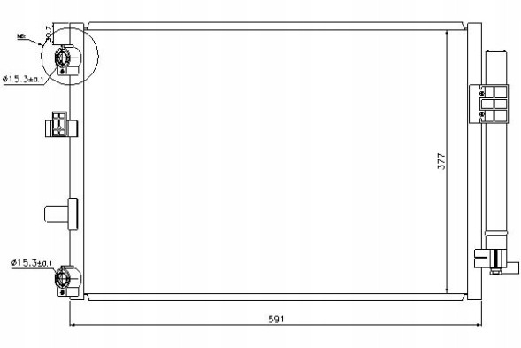 Nissens 86219456 NIS Nis940222 air conditioning cooler (with dehumidifier) fo + driver assistant #33