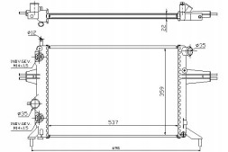 Nissens PRO/63248A NIS Engine cooler opel astra g astra g classic zaf + collision assistant #34