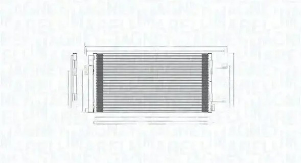 Magneti Marelli  Condenser air conditioning cooler 350203761000