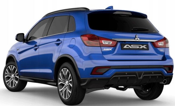 Mitsubishi OE WB/8355A097 Mitsubishi asx lift 17 - 19 reflector with carbon in bumper rear left original