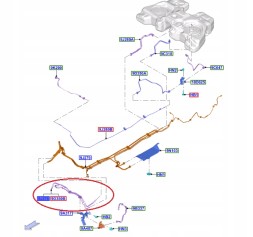 Ford OE Fuel line mk5 2,0- 2675022 _ dg93-9j278-kg