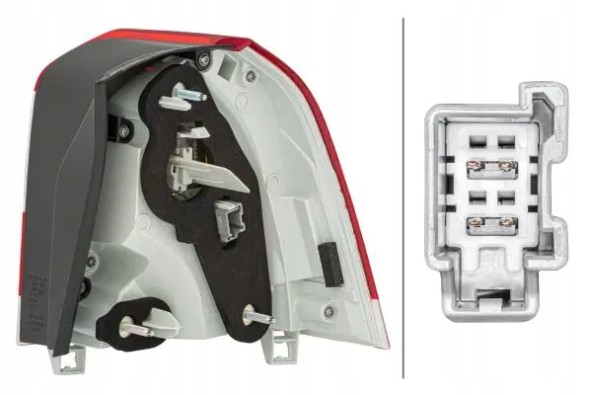 Hella  Rear lamp with bulb 2va 011 527-031 hella volvo