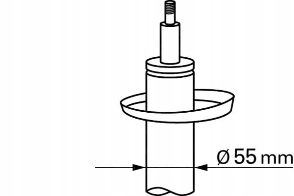 Sachs  Shock absorber p golf v 03- octavia 04- gas sachs + driver's kit #35