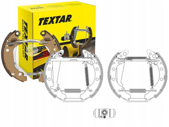 Textar  Brake shoes vw golf vento passat polo 88- te + collision assistant #34