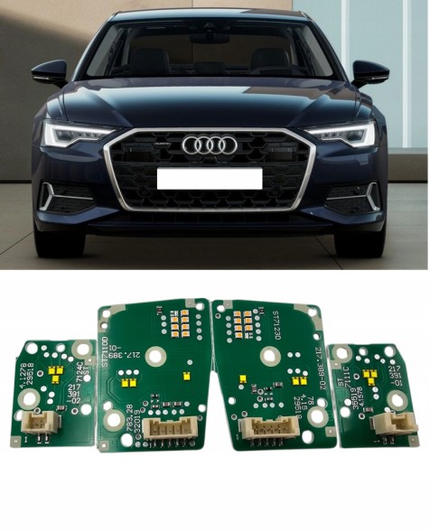 CHINA  Modules csl white drl audi a6 s6 c8 4k 2018-2024 effect white plug&amp;play