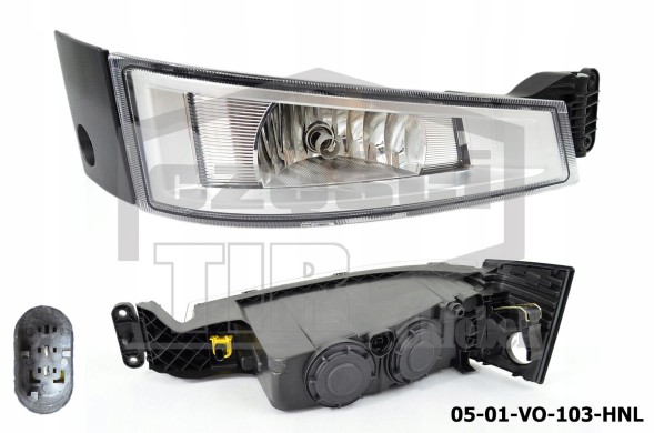 CHINA 21221151 Fog halogen volvo fh s-4 right silver ^ 21221151