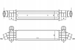 Nissens  Intercooler ford mondeo iii 2.0d/2.2d 10.00-03.07 + driver's essential #37