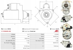 AS-PL  Starter engine [J08C]