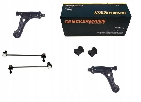 Denckermann CR6519 Rubber control arms connectors kalos chevrolet aveo t200 t250 front set 6pcs