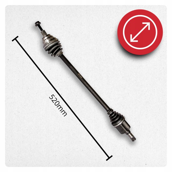 BRV  Half-axle right skoda kodiaq i (ns6) superb iii (3v) automatic new