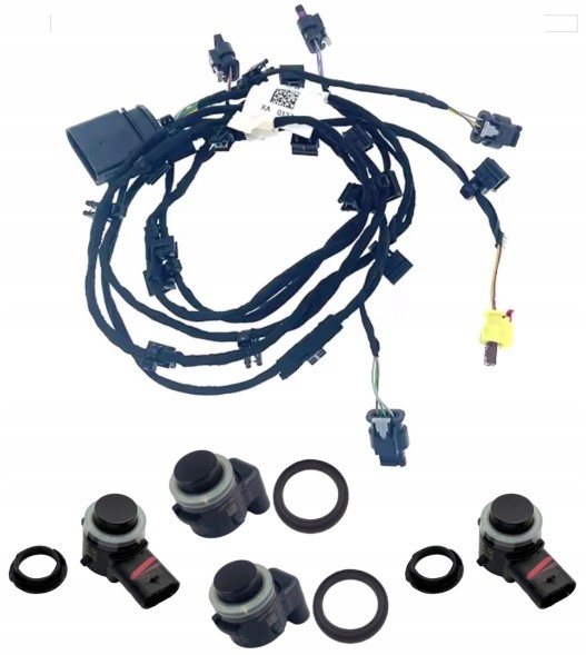 Valeo 80A971095Q wiazka czujniki PDC  80A971095Qq instalacja zderzaka przedniego New bumper beam audi q5 4 pdc 1 protection 80a971095q + sensors