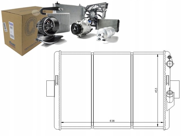 Nissens NIS62288(iMOTO) Iveco daily i daily ii 2.4d/2.5 engine cooler + driver's essential #37