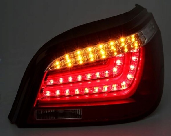 Junyan  Led lamps for bmw e60 07.03-02.07 red smoke led bar