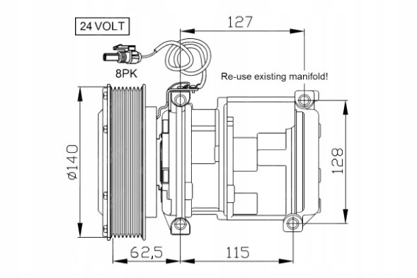 NRF  Air conditioning compressor nrf