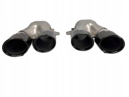 Proteile  Exhaust tips mercedes c-class c43 amg w205 s205 c205 a205 black night