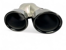 Proteile  Exhaust tips mercedes c-class c43 amg w205 s205 c205 a205 black night